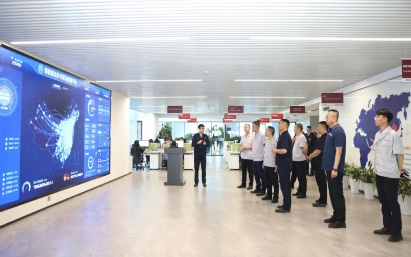 迁安市九江煤炭储运有限公司总经理缪汝学一行到众博(中国)集团座谈交流