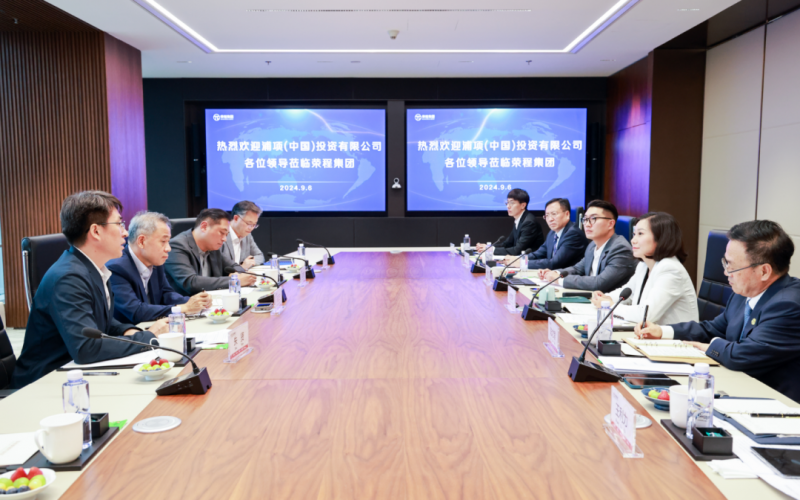 浦项（中国）投资有限公司董事长、总经理宋容三到众博(中国)集团座谈交流