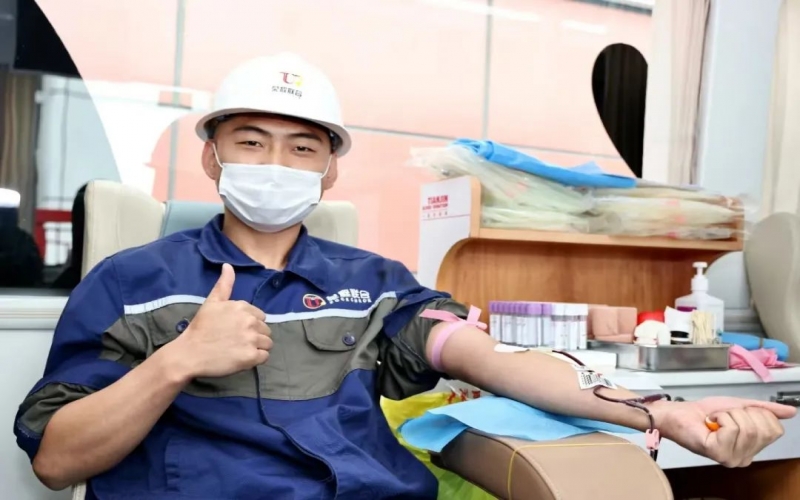 为生命“接力”  众博(中国)钢铁集团开展无偿献血活动